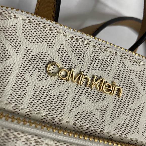 Calvin Klein backpack. Tan. Never used. With tags. - Picture 8 of 13